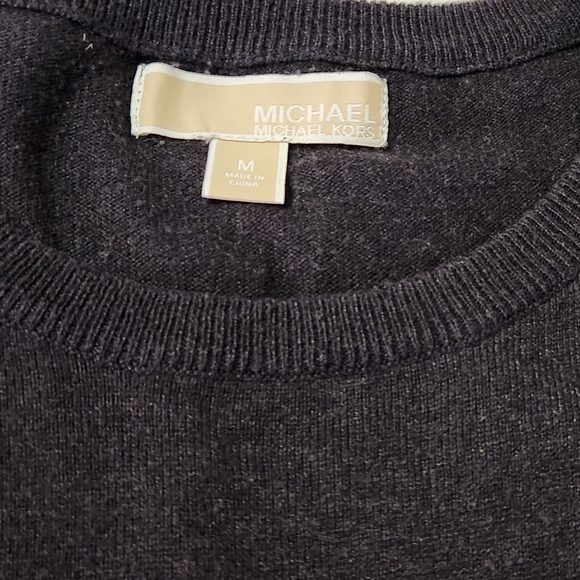 Michael Kors Gray dress sz M Silver pocket zipper - Picture 7 of 9